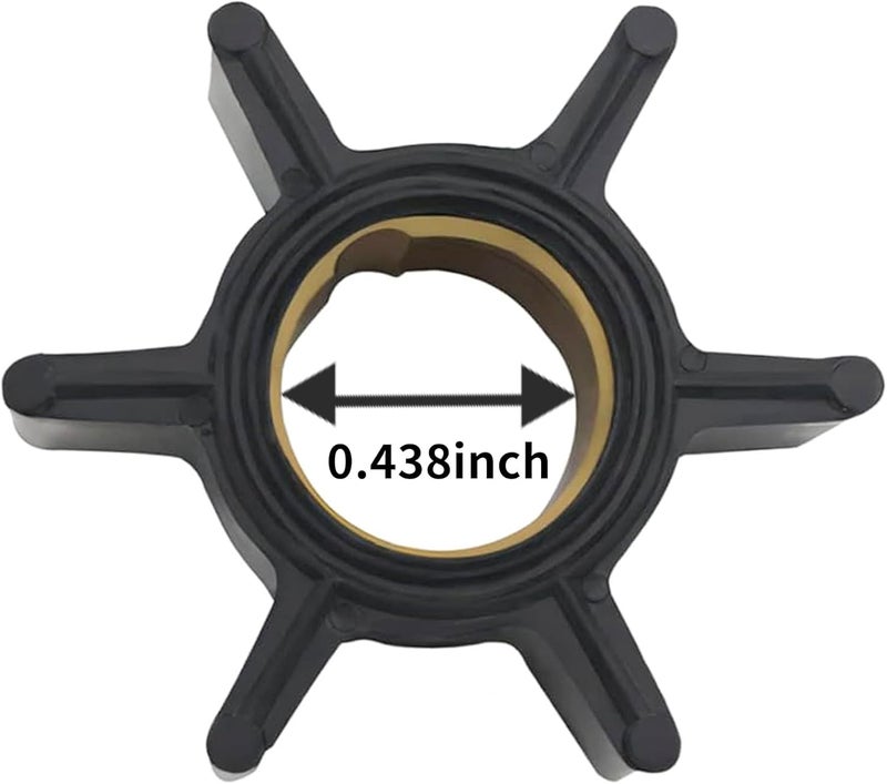 QUICKMARINER QuickMarine 92970A5 Water Pump Impeller Repair Kit for Mercury Marine 3.9-9.8 HP Outboard Motors Replacement 46-92970A5 47-89980T1 Boat Engine - Image 3